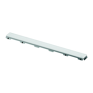 TECE TECEdrainline glasafdekking voor douchegoot, gesatineerd, Glas wit gesatineerd, 1500 mm