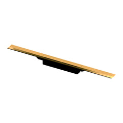 TECE TECEdrainprofile doucheprofiel met gekleurde coating, Gepolijst goud optisch, 1200 mm