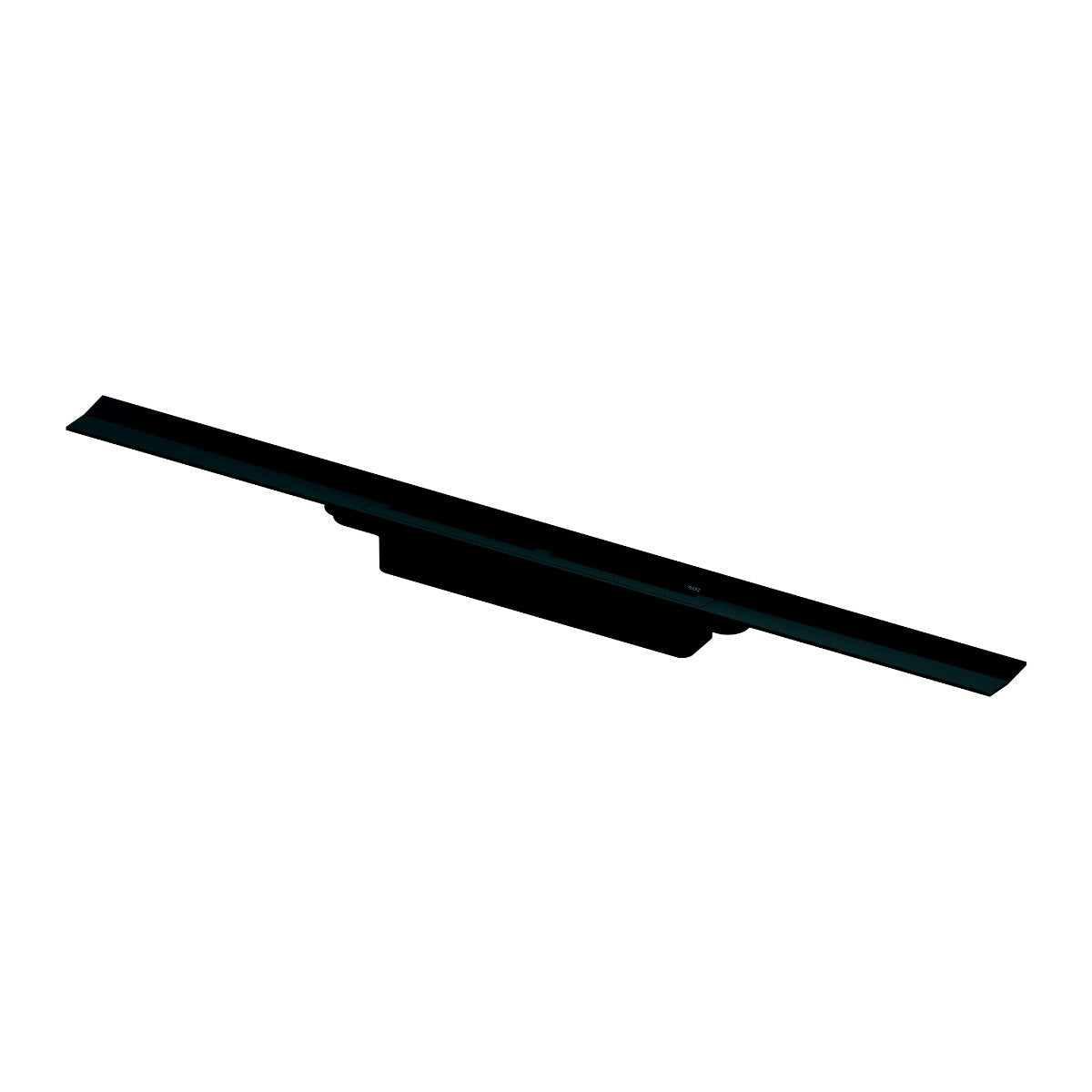TECE TECEdrainprofile doucheprofiel met zwarte coating, Geborsteld zwart, 1600 mm