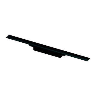 TECE TECEdrainprofile doucheprofiel met zwarte coating, Geborsteld zwart, 1600 mm