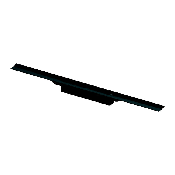 TECE TECEdrainprofile doucheprofiel met zwarte coating, Geborsteld zwart, 1000 mm