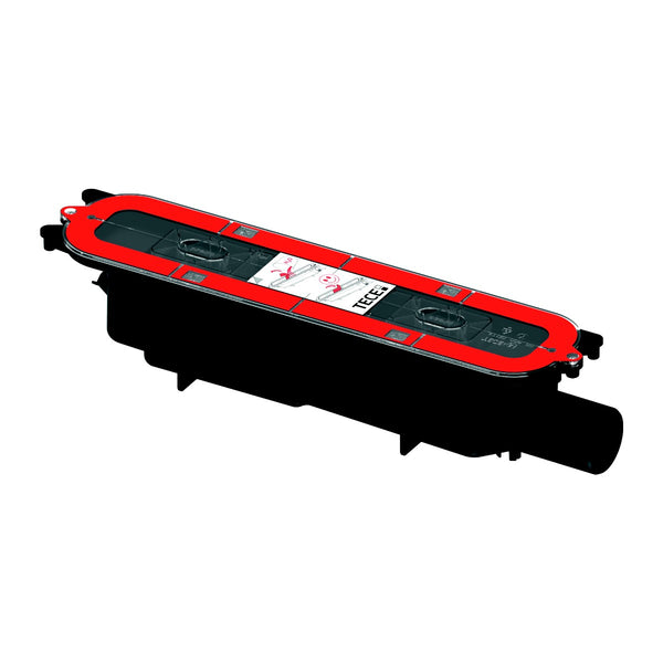 TECEdrainprofile normal drain, DN 50, horizontal drain