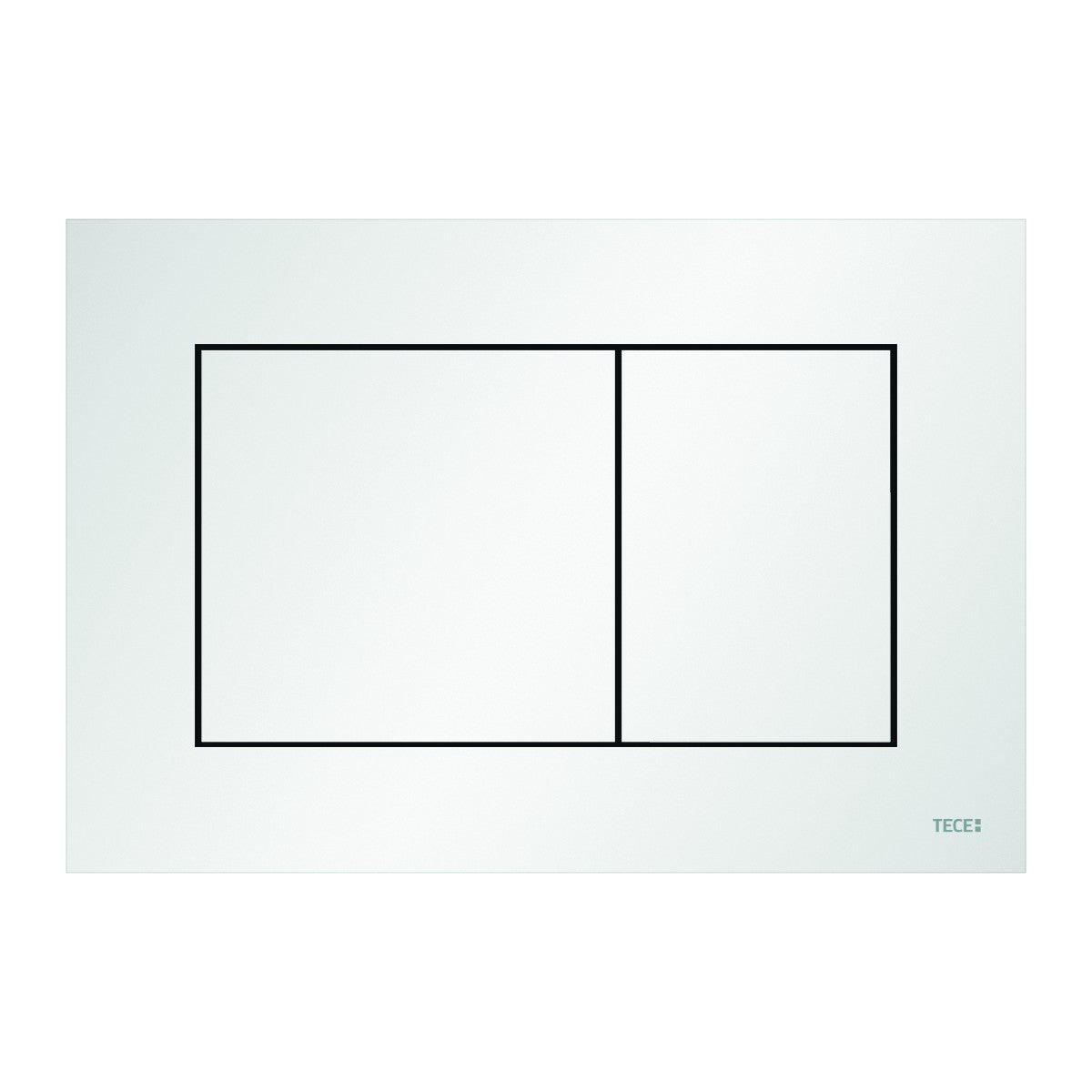 TECEnow WC flush plate, matt white