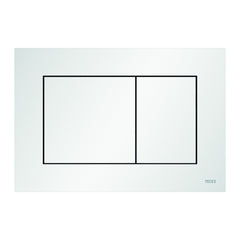 TECEnow WC flush plate, matt white