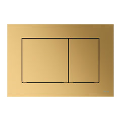 TECE TECEnow WC-bedieningsplaat voor duospoeltechniek, metallic, Messing metallic