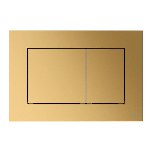 TECE TECEnow WC-bedieningsplaat voor duospoeltechniek, metallic, Messing metallic