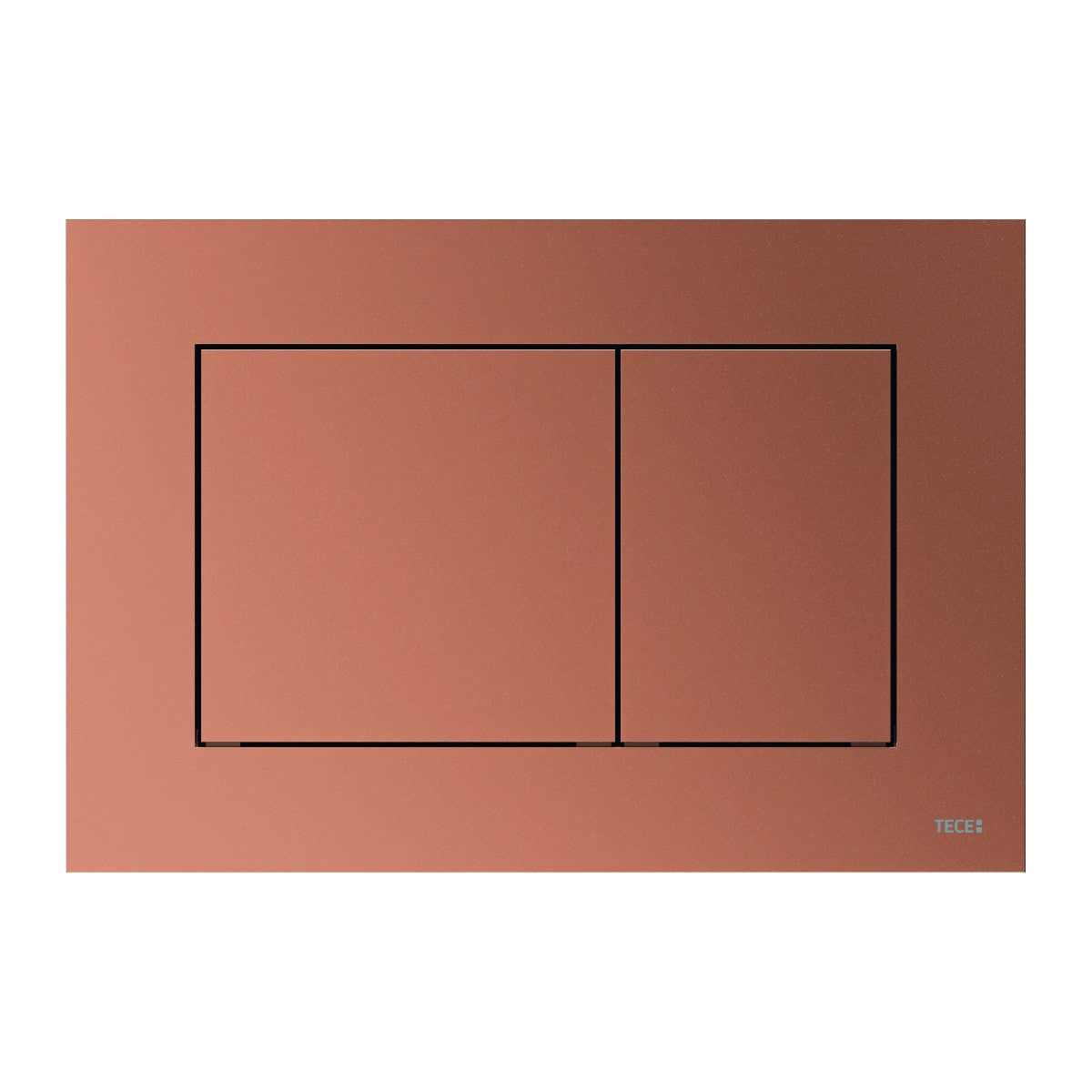 TECE TECEnow WC-bedieningsplaat voor duospoeltechniek, metallic, Roodbrons metallic