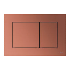 TECE TECEnow WC-bedieningsplaat voor duospoeltechniek, metallic, Roodbrons metallic