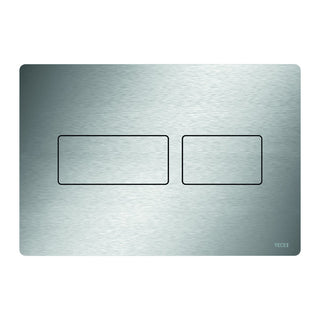 TECE TECEsolid WC-bedieningsplaat voor duospoeltechniek, Geborsteld rvs (met anti-vingerprint)