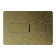 TECE TECEsolid WC-bedieningsplaat voor duospoeltechniek, Geborsteld brons (met anti-vingerprint)