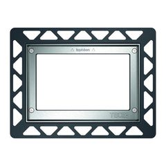 TECE toilet installation frame for flush mounting, polished metal