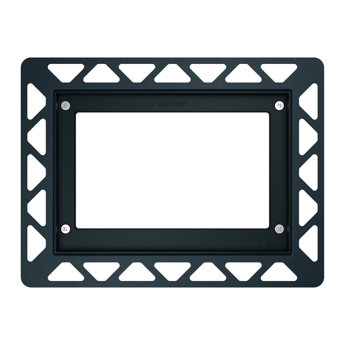 TECE toilet installation frame for flush installation, black