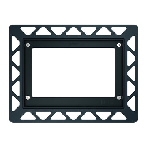 TECE toilet installation frame for flush installation, black