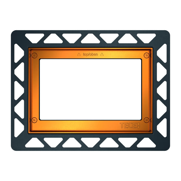 TECE toilet installation frame for flush mounting, gold