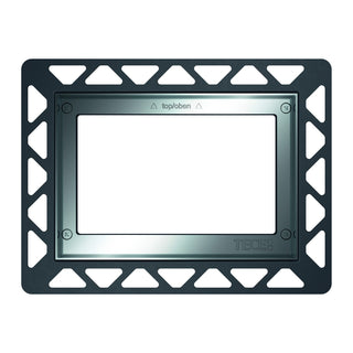 TECE toilet installation frame for flush mounting, polished chrome