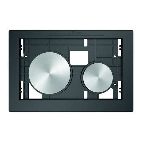 TECE loop control element, brushed stainless steel buttons