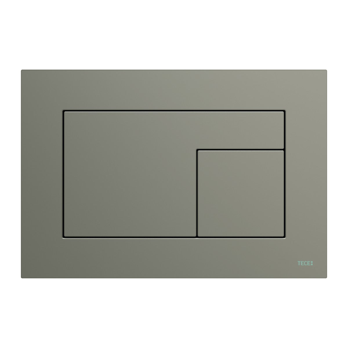 TECEvelvet WC control panel for dual flush technology Castoro Ottawa / Beige-brown