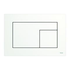 TECEvelvet WC control panel for duo-flush technology Bianco Kos / White