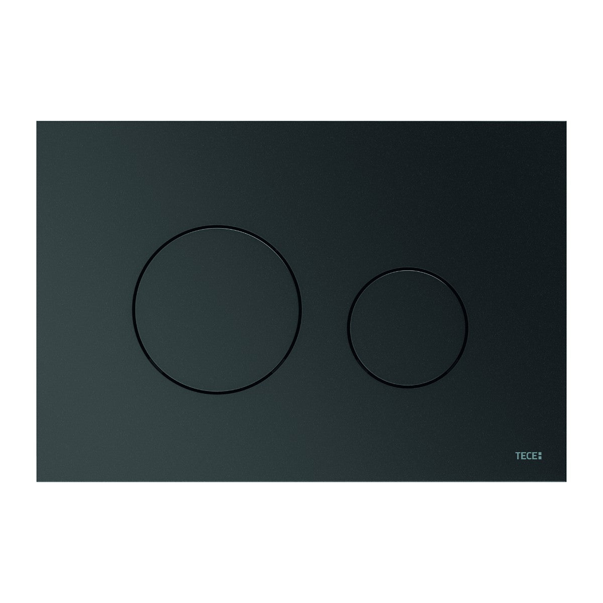 TECE TECEloop WC-bedieningsplaat van kunststof voor duospoeltechniek, metallic, Grafiet metallic
