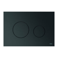 TECE TECEloop WC-bedieningsplaat van kunststof voor duospoeltechniek, metallic, Grafiet metallic