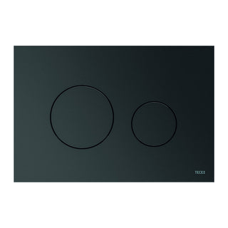 TECE TECEloop WC-bedieningsplaat van kunststof voor duospoeltechniek, metallic, Grafiet metallic
