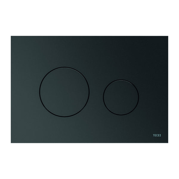 TECE TECEloop WC-bedieningsplaat van kunststof voor duospoeltechniek, metallic, Grafiet metallic