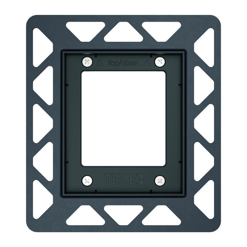 TECE recessed mounting frame, black