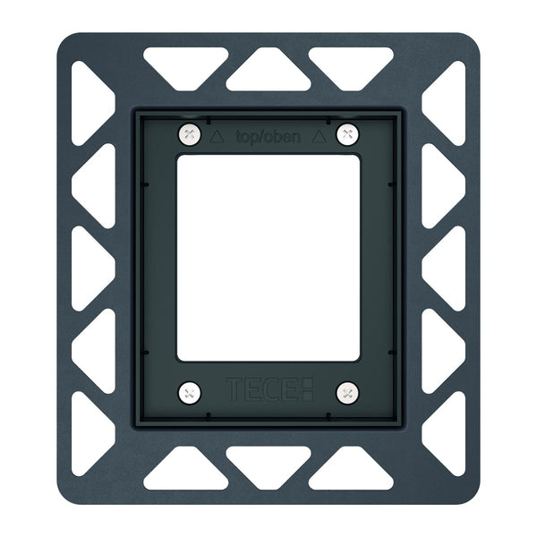 TECE recessed mounting frame, black