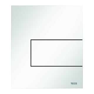 TECE TECEsquare urinoir-bedieningsplaat van metaal incl. cartouche, Glanzend wit