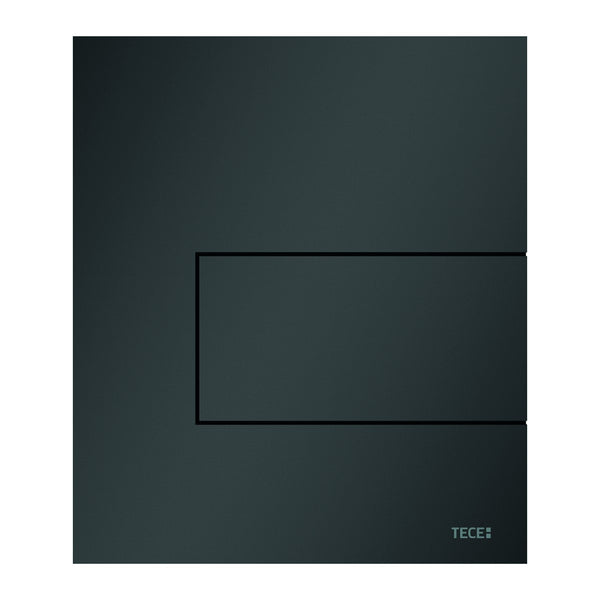 TECEsquare urinal control plate made of metal incl. cartridge, matt black
