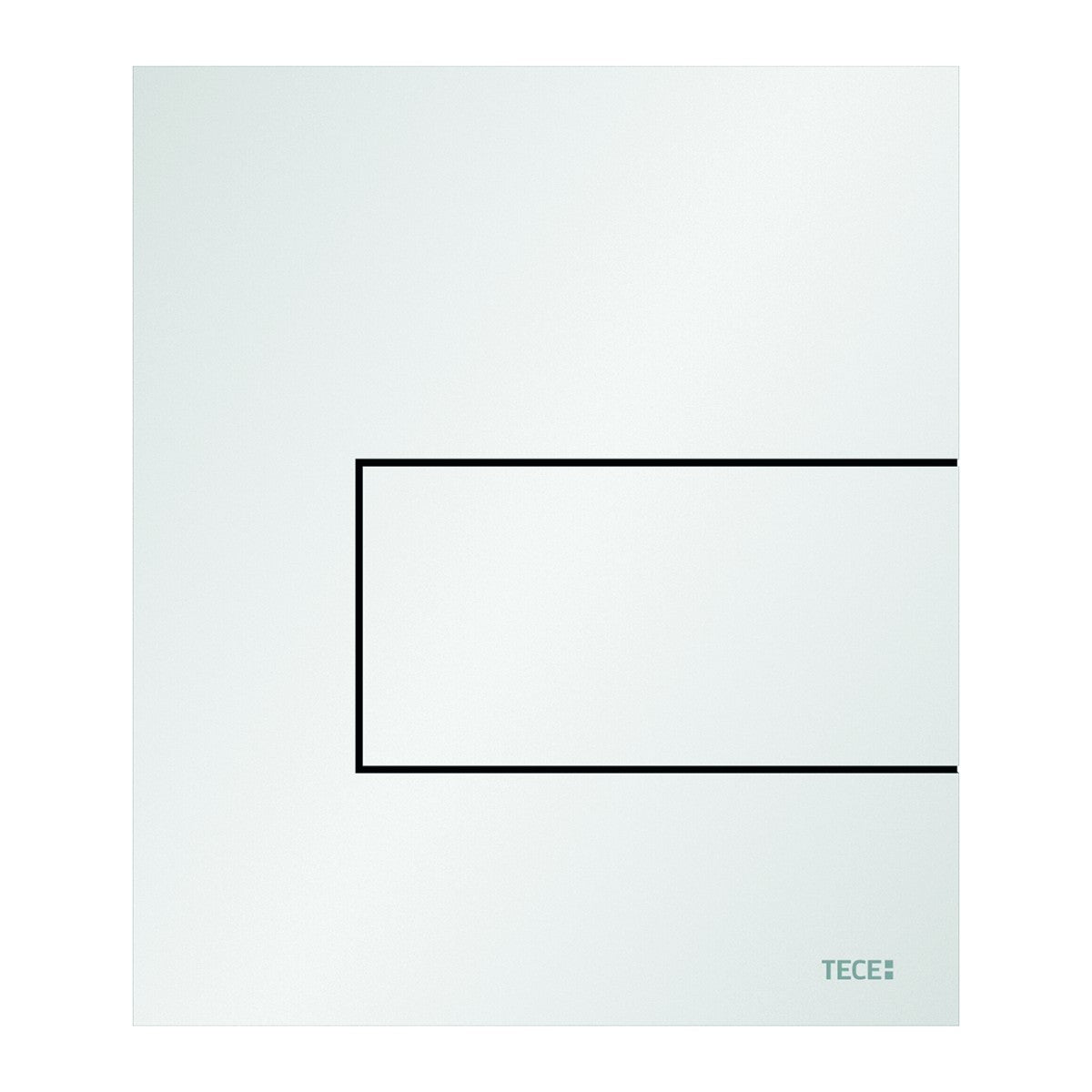 TECEsquare urinal control panel made of metal including cartridge, matt white
