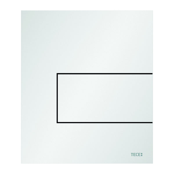 TECEsquare urinal control panel made of metal including cartridge, matt white
