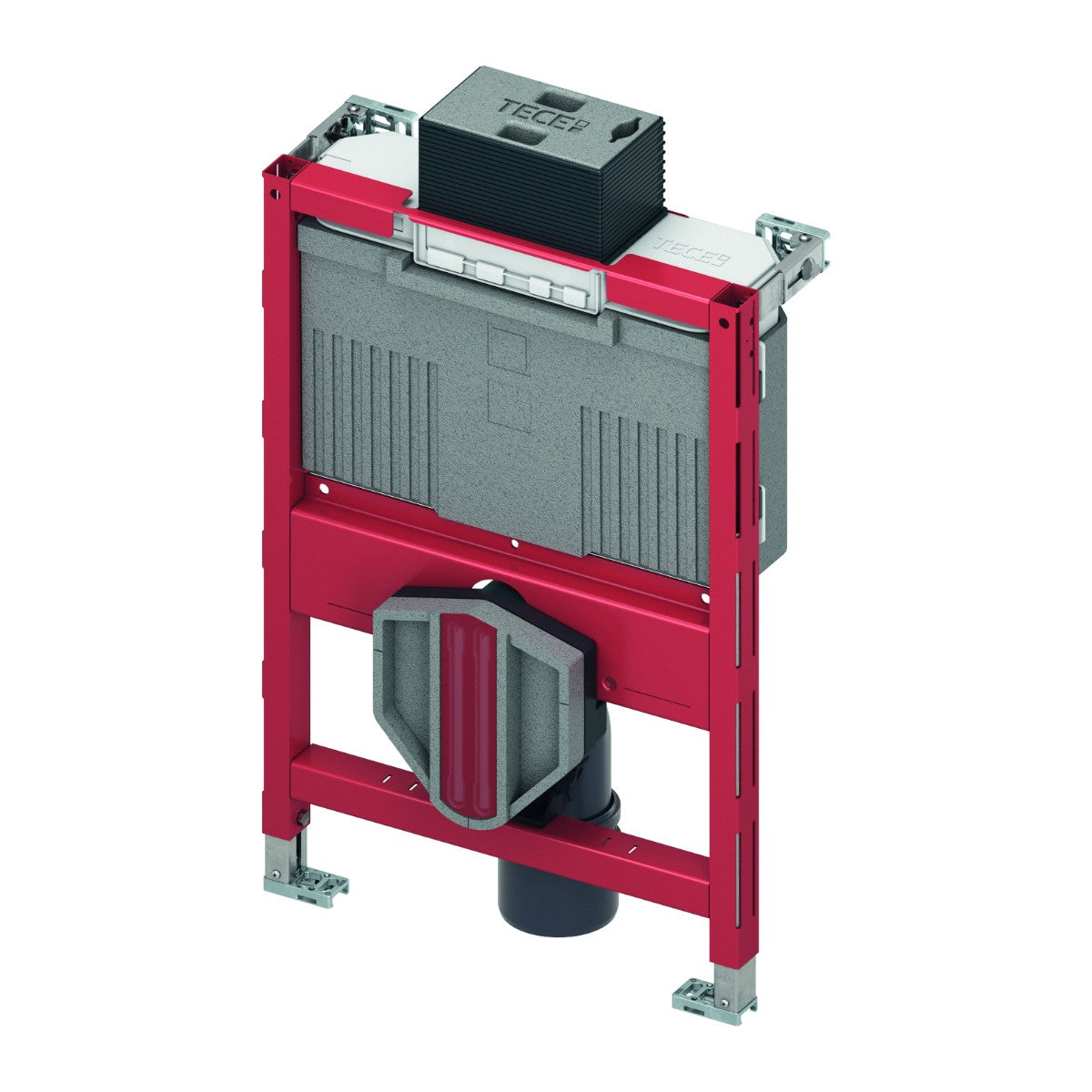 TECE TECEprofil WC-inbouwframe met Uni 750-reservoir, bouwhoogte 750 mm