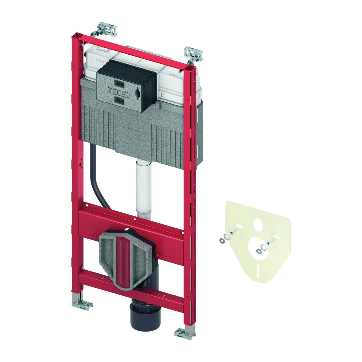 TECE TECEprofil WC-inbouwframe met Uni-reservoir, bouwhoogte 1120 mm