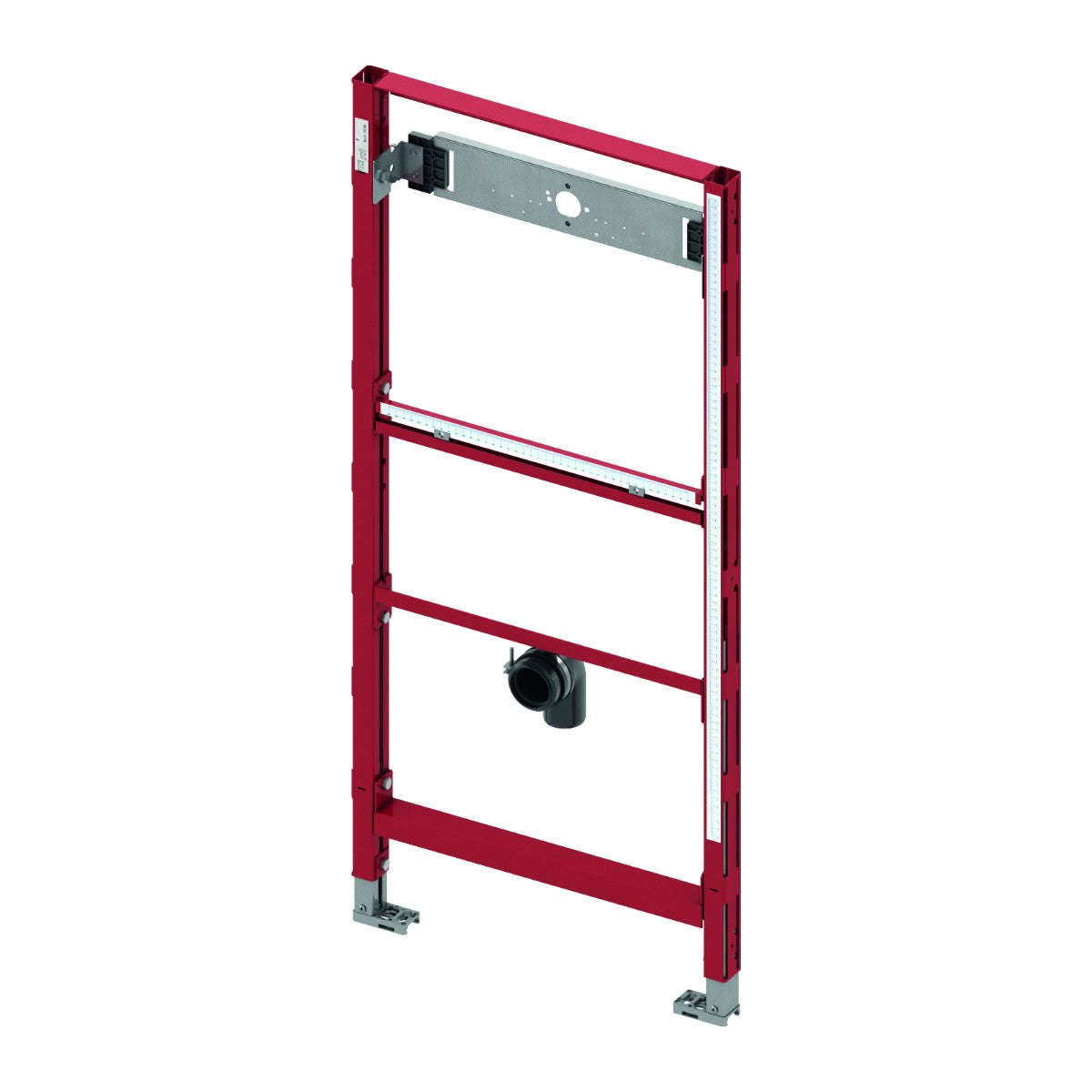 TECE TECEprofil urinoir-inbouwframe voor opbouw drukspoeler, bouwhoogte 1120 mm