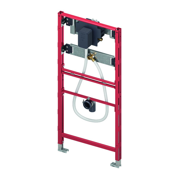 TECE TECEprofil urinoir-inbouwframe met TECE drukspoelerbehuizing U 2, bouwhoogte 1120 mm
