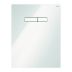 TECE TECElux bedieningsglasplaat met handmatige bediening, Glas glanzend wit, toetsen glanzend wit