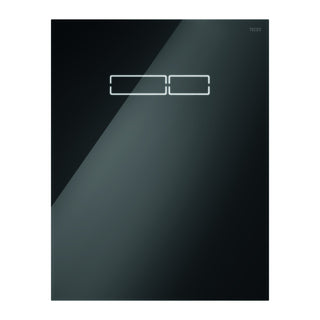 TECE TECElux bedieningsglasplaat met elektronische sen-Touch-bediening, Glas glanzend zwart