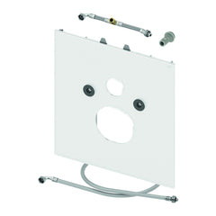 TECE TECElux bevestigingsglasplaat voor douche-WC (Duravit etc.), Glas glanzend wit