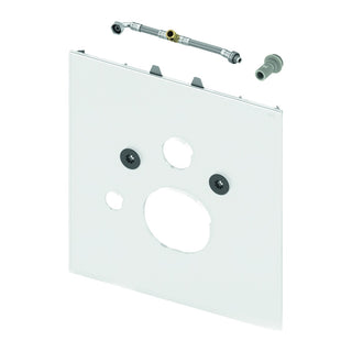 TECE TECElux bevestigingsglasplaat voor douche-WC (AquaClean Mera etc.), Glas glanzend wit