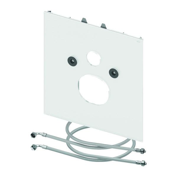 TECE TECElux bevestigingsglasplaat voor TECE-douche-WC's, Glas glanzend wit