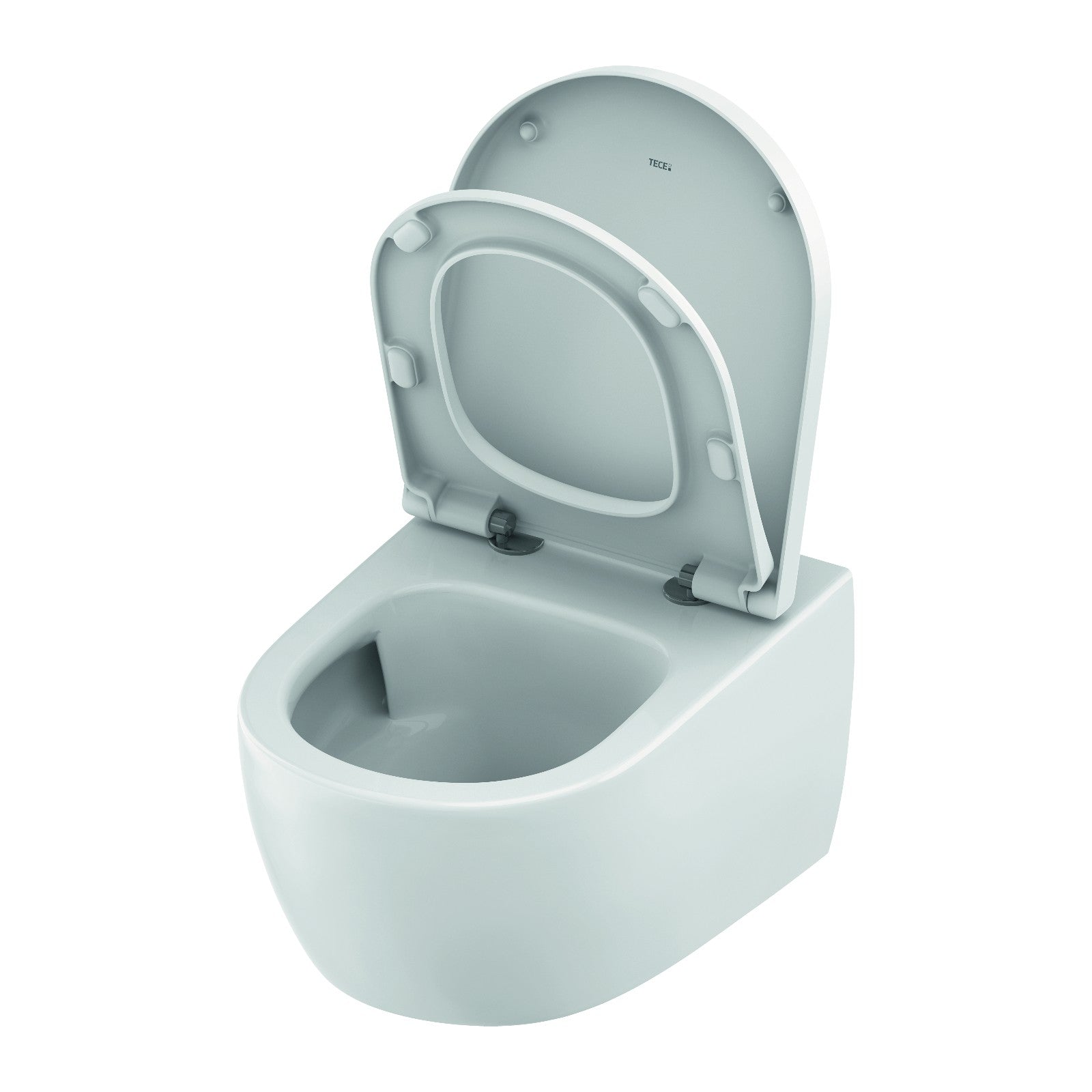 TECE TECEloft set, toilet keramiek met cycloonspoeling, inclusief zitting/deksel