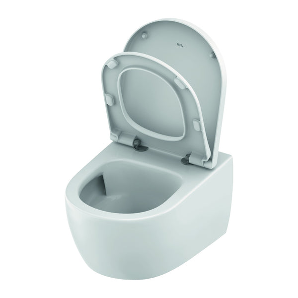 TECE TECEloft set, toilet keramiek met cycloonspoeling, inclusief zitting/deksel