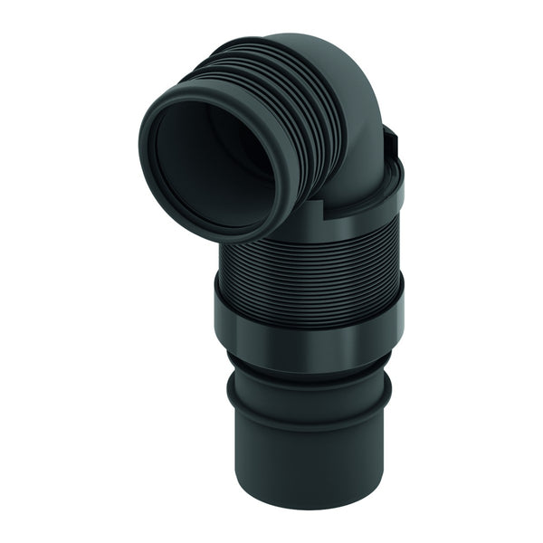 TECE Flexible toilet drain bend DN 90 PE-HD