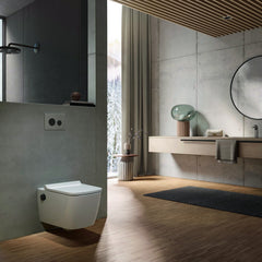 TECE TECEneo set, warm en koud water en TECEneo/one (douche) WC-zitting met deksel 