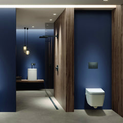 TECE TECEone set, warm en koud water en TECEneo/one (douche) WC-zitting met deksel 