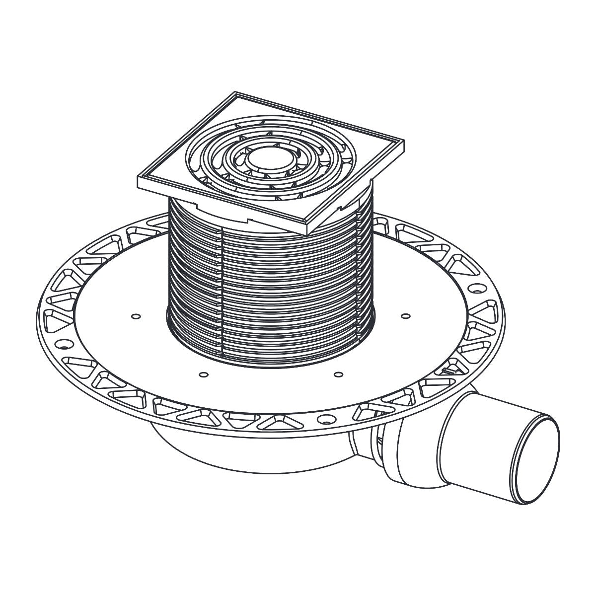 TECE TECEdrainpoint S 111 afvoerset 