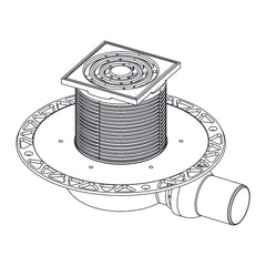 TECE TECEdrainpoint S 111 afvoerset 