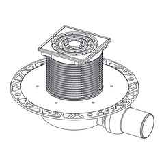 TECE TECEdrainpoint S 113 afvoerset 