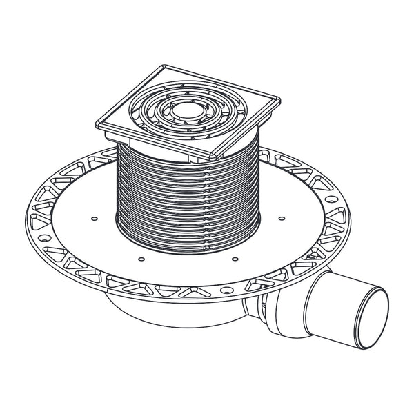 TECE TECEdrainpoint S 113 afvoerset 